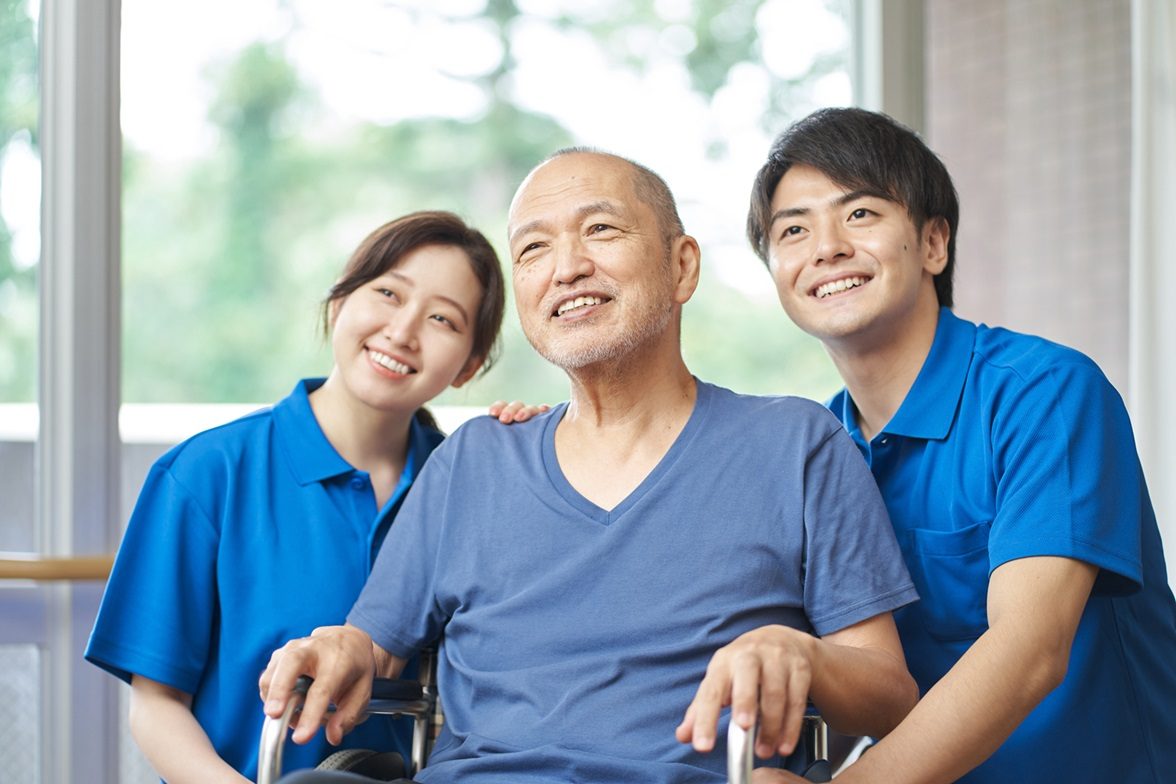 Protocol Healthcare Services carers supporting an elderly client